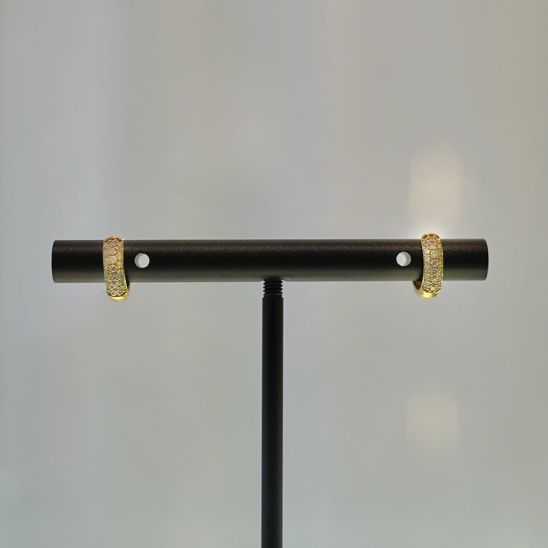 Pavé Diamond Huggie Earrings